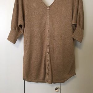 Express Tops - Gold Tunic Express Tops - Gold Tunic